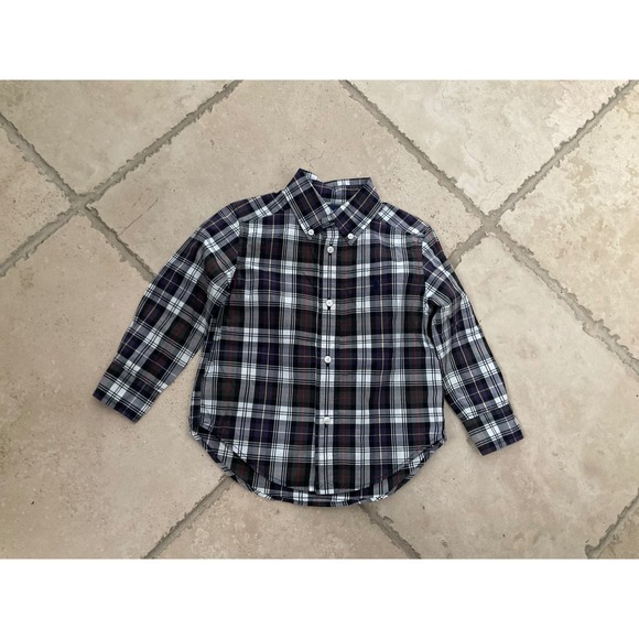 Ralph Lauren Other - Ralph Lauren Polo Plaid Boys size 2T Button Down Shirt Long Sleeve Cotton